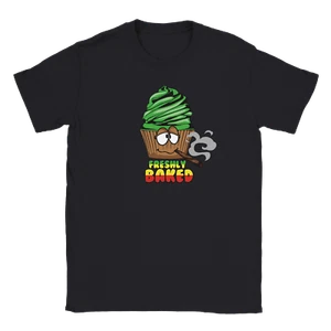 Freshly Baked 420 Cannabis T-Shirt Unisex Rundhalsausschnitt - Bild 1 von 9
