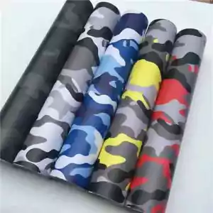 Black Camo Vinyl Car Wrap Film Camouflage Vinyl Wrapping Sticker Motorcycle - Picture 1 of 20