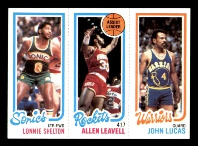 1980 Topps Basketball #152 Shelton Leavell Lucas NM/MT *e9 - Image 1 of 2