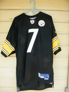 Reebok Players Pittsburgh Steelers Ben Roethlisberger 7 Jersey Size L (Length+2) - Picture 1 of 8