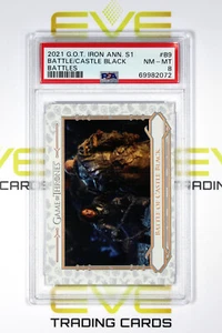 Graded Game of Thrones Card - #B9 2021 Battle of Castle Black - Battles - PSA 8 - Picture 1 of 2
