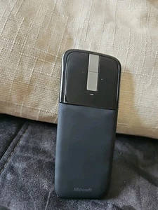 Genuine Black Microsoft Wireless Surface Arc Touch Mouse 1428 NO USB Dongle - Picture 1 of 3