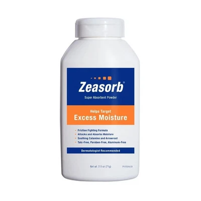 Zeasorb Excess Moisture Control Super Absorbent 足部及身体蜜粉 2.5 盎司瓶 — 第 1/4 张图片