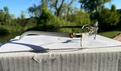 Authentic Cartier Eyeglasses CT0286O 003 Buffalo Sunglasses Buffs - Image 1 of 4