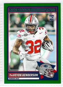Puntuación 2025 verde - Rookies Treveyon Henderson #59 verde (RC) - Imagen 1 de 2