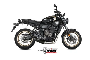 Scarico YAMAHA XSR 700 Mivv HR-1 Inox Nero Fondello Carbonio Lungo Y.077.LH1BG - Foto 1 di 3