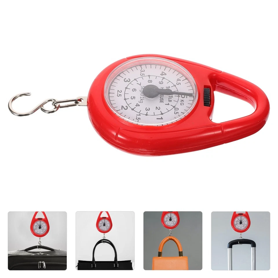  Spring Balance Weight Measure Scale Weighing Luggage Travel - Image 1 of 4
