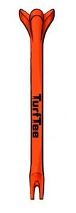 Zero Friction Turf Tees Power 3-Prong (3" Orange, 12pk) Golf Tee / Repair Tool - Picture 1 of 1