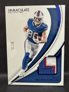 2024 Panini Immaculate Dalton Kincaid 3-color letter patch /35 - Bills - Picture 1 of 2