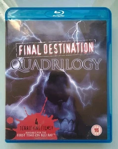 Final Destination Quadrilogy Blu-ray (2011) – Rare UK Region B Set - Foto 1 di 8