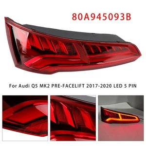 Left Rear Tail Light Lamp LED For Audi Q5 MK2 PRE-FACELIFT 2017-2020 5 PIN - Picture 1 of 14