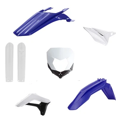 Polisport MX Plastic Enduro Kit for Sherco SE(R)(2017-23) Motocross, Bl/Wh/Blk - Image 1 of 4