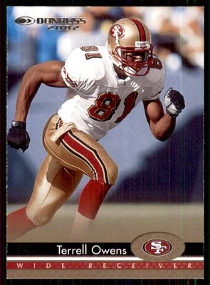 2002 Donruss #166 Terrell Owens San Francisco 49ers - Image 1 of 2