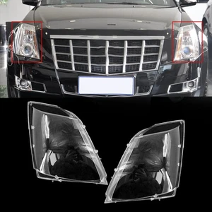 Paar Vorne Scheinwerfer Lampe Abdeckung Linse passt für Cadillac CTS 2008-2013 r - Bild 1 von 5