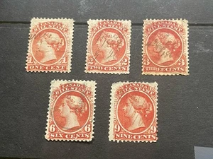 Antique Canada Bill Stamps Lot Used - Bild 1 von 6