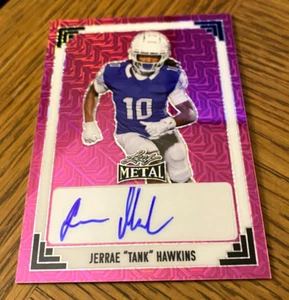 2024 Hoja Metal Jerrae "TANQUE" Hawkins Auto ROSA Mojo #'d/6 RC SP FLORIDA GATORS - Imagen 1 de 2