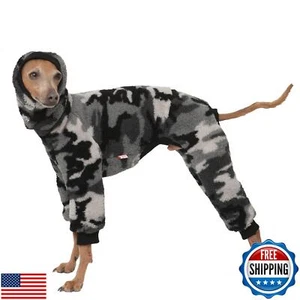 D Doggy Star Italian Greyhound Sweater Turtleneck Outfit Camo Warm Fleece One - Picture 1 of 5