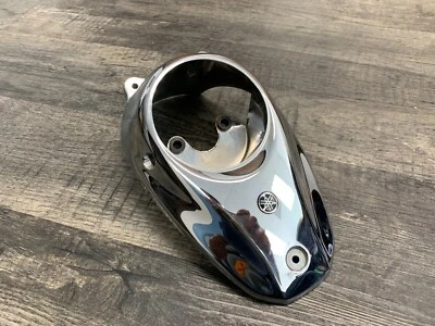 Yamaha 1998-2016 XVS650 650 VSTAR OEM tanque de combustible gasolina cromo medidor de cubierta superior Foto 1 de 4