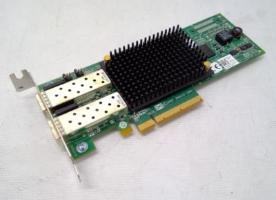 Emulex LPE12002 Dual Port 8GB SFP+ FC-HBA Network Adapter Card 0R7WP7 - Image 1 of 4