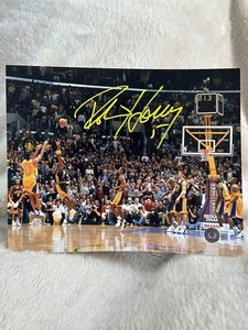 Sale! Robert Horry Lakers Signed 8*10 Photo 1.3 Seconds Shot! Beckett COA Certed - Picture 1 of 3
