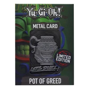 Yu-Gi-Oh! Metal Card Pot of Greed Limited Edition - Bild 1 von 1