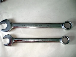 2 Craft King Vintage Kombi-Schraubenschlüssel - Größen 5/8 CW-20 und 9/16 CW-18 - Bild 1 von 1