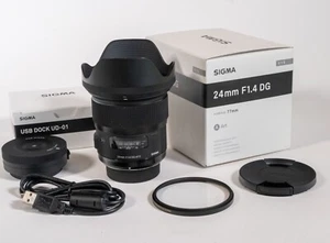 Sigma 24mm f1.4 DG HSM Art Nikon AF Full Frame Lens. Great for Astrophotography - Picture 1 of 10