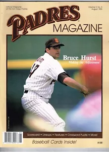 1989 MLB San Diego Padres Magazine Program VS New York Mets August Scored - Picture 1 of 3