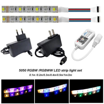 5050 RGBW LED strip light Bluetooth-compatible controller cotrol led Tape Kit - Image 1 of 4