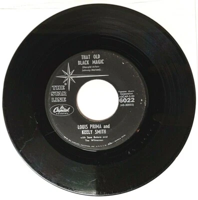 Louis Prima & Keely Smith - That Old Black Magic / I Wish You Love - 45 RPM  - Image 1 of 2