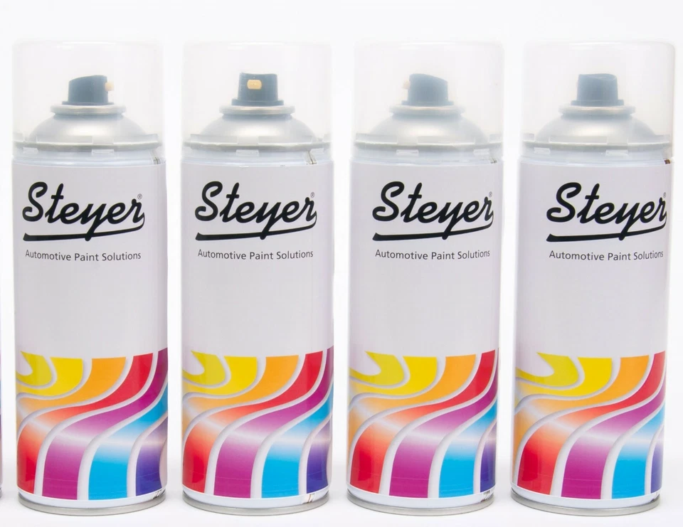 STEYER 4 X Fiat Ducato White Paint Spray Aerosol Tin Colour 249 Van Motorhome Camper