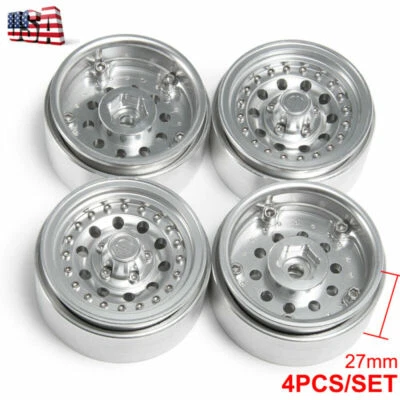 Llantas Beadlock de aleación de 1,9" 1/10 RC 4 piezas para TRX-4 Bronco SCX10 90046-US Foto 1 de 4