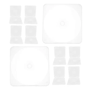 10pcs Plastic CD Storage Boxes Empty DVD Protective Box Disc Plastic Case - Picture 1 of 12