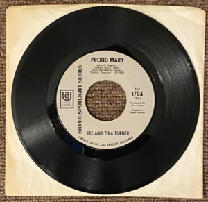 Ike And Tina Turner - Proud Mary / Workin' Together 45 RPM UA Records 1971 - Picture 1 of 2