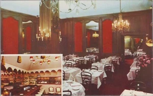Ritz Old Poodle Dog French Restaurant Interior San Francisco CA Postcard CQ8 - Picture 1 of 2