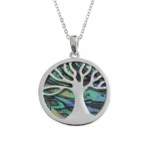 Tree of Life Family Silver Necklace Birthday Anniversary Christmas Gift Girls - Picture 1 of 5