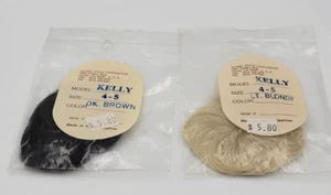 VINTAGE GLOBAL DOLLS CORP "KELLY" WIGS 2PK - Picture 1 of 4