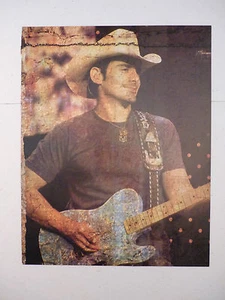 Libro de mesa de café Brad Paisley 12x9 página de fotos música country para guitarrista - Imagen 1 de 1