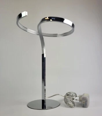 LED-Tischleuchte Näve 3110942 Loop Line Chrome 38cm Ø27cm, Neu - Bild 1 von 4