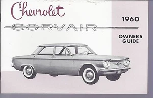 Chevrolet Corvair 1960 reimpresión manual del propietario - Imagen 1 de 1