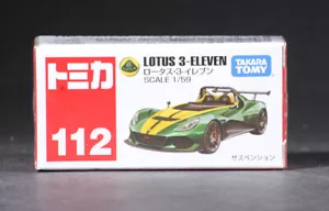 Takara Tomy Tomica 112 Lotus 3 Eleven 1/59 Mini Diecast Car - Picture 1 of 4