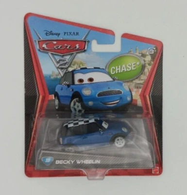 Disney Pixar Cars Personaje Becky Wheelin CHASE Mini Cooper Foto 1 de 3
