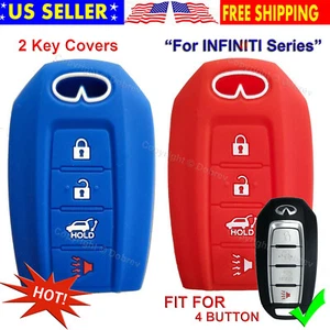 Silicone Cover Case Entry Fob Skin for Infiniti 2019 2020 - Picture 1 of 4