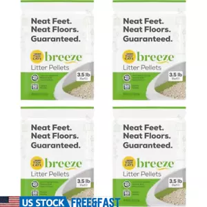 Breeze Cat Litter Pellets Anti-Tracking Dust-Free Monthly Maintenance Multi-Cat - Picture 1 of 6