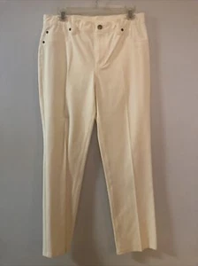 Chicos Winter White Five Pocket Pants Size 1 Short NWT - Picture 1 of 7