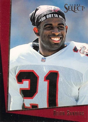 1993 Select Football Deion Sanders #3 NM/MT CONDITION ATLANTA FALCONS - Image 1 of 2