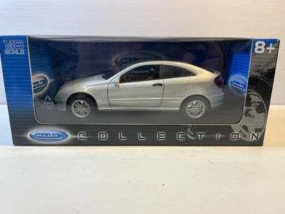 Mercedes-Benz C-Class Coupe Diecast Model Car: 1/18 Scale By Welly - Image 1 of 4