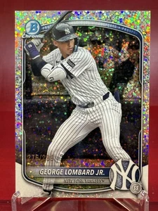 2025 Bowman Chrome George Lombard Jr #BCP-164 Speckle Refractor /299 Yankees - Picture 1 of 2