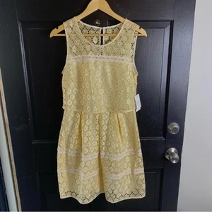 Vestido Jessica Simpson Metálico Brillante Talla 4 - Imagen 1 de 6