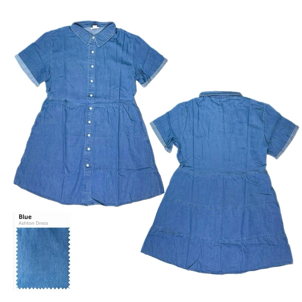 TOTALMENTE NUEVO Vestido Vaquero LuLaRoe Ashton Azul - Elige una talla Foto 1 de 1